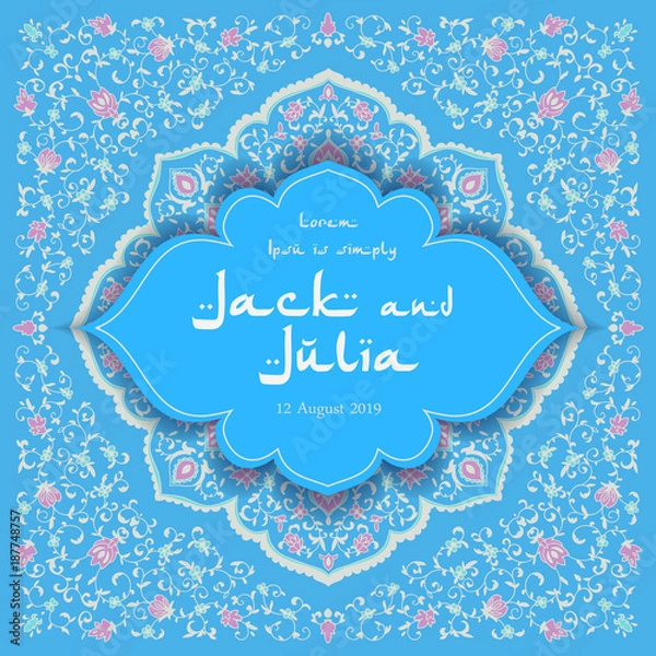 Fototapeta Beautiful vector card