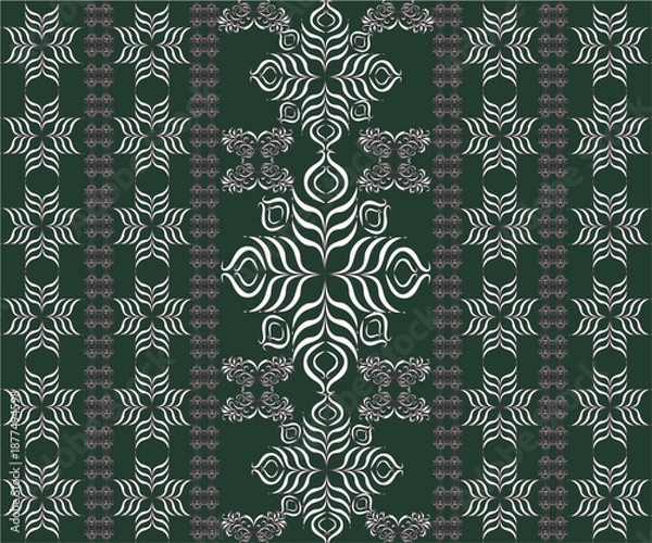 Fototapeta seamless floral pattern