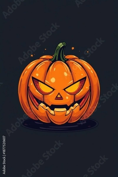 Obraz Eerie jack o'lantern