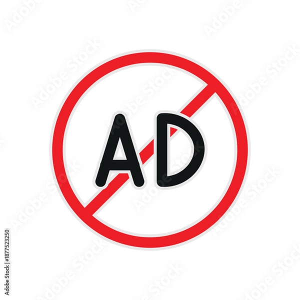 Obraz AD Blocker Sticker