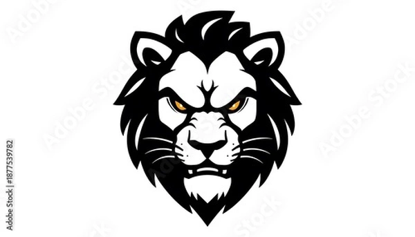 Obraz Strong Lion Emblem Design
