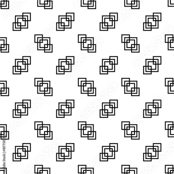 Obraz Tribal seamless ethnic background stylish primitive geometric patterns trendy print modern abstract wallpaper with grunge texture vector illustration.