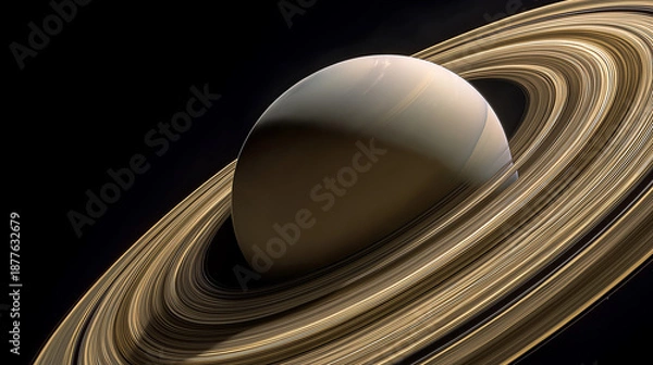 Obraz planet saturn