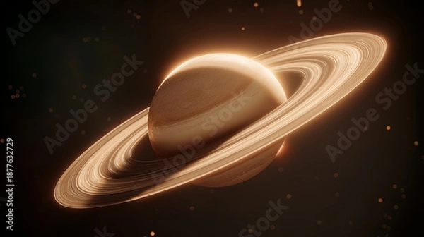 Obraz planet saturn
