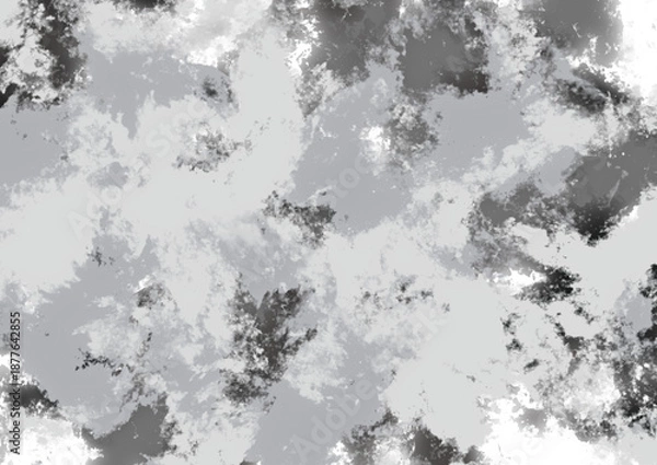 Obraz 抽象的　水墨画　背景素材