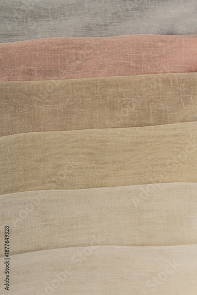 Obraz multi colored fabric chart