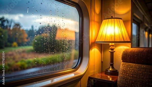 Fototapeta Train view