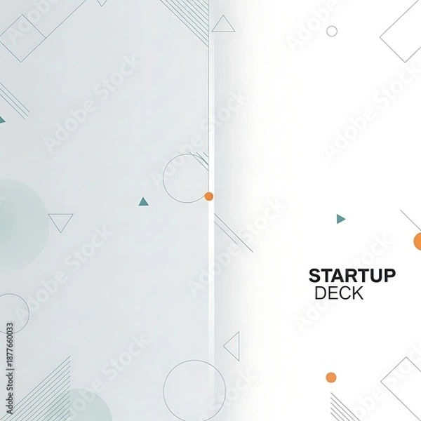 Obraz Startup design concept with map and dots