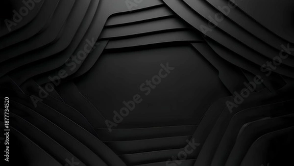Obraz Dark Abstract Geometric Pattern Background.