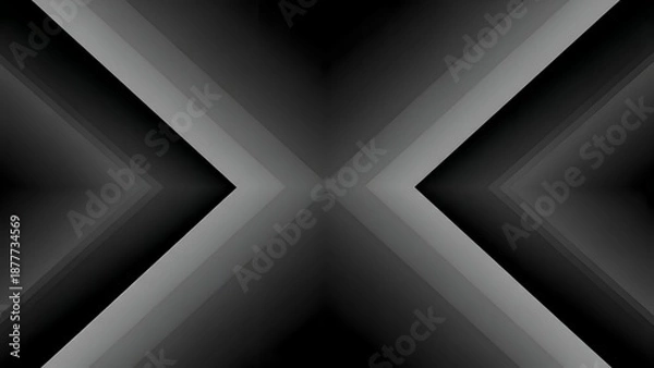 Obraz Dark Gray Cross Shaped Light Beams.