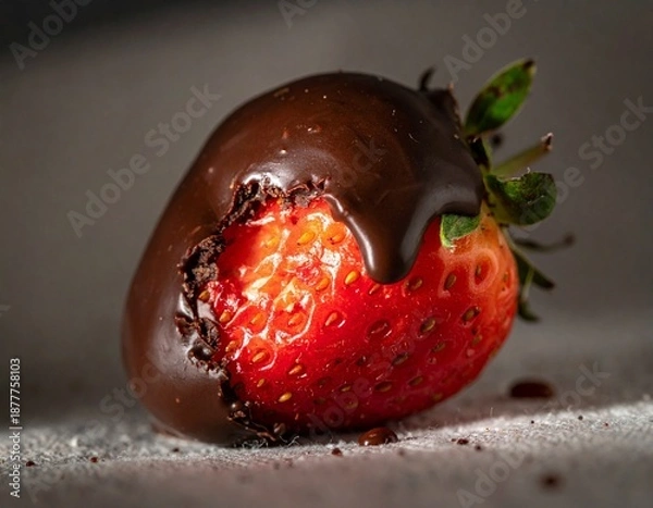 Obraz strawberry and chocolate