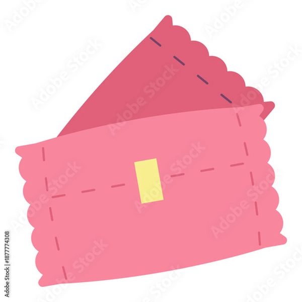 Obraz wet wipes flat icon