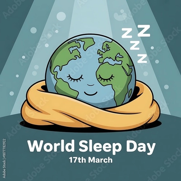 Obraz Celebrating world sleep day