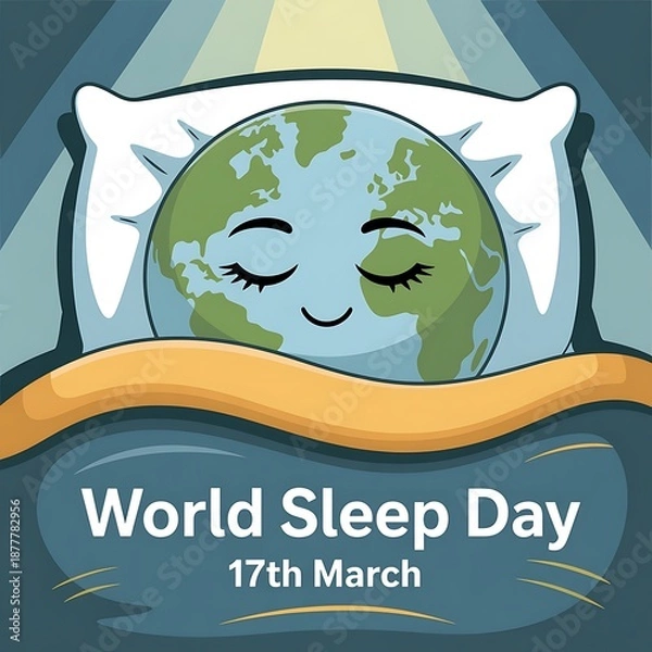 Obraz Celebrating world sleep day