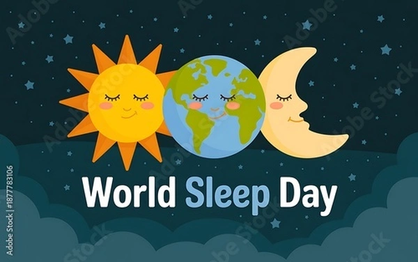 Obraz Celebrating world sleep day