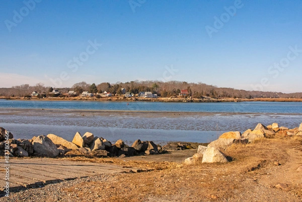 Obraz winter landscape with snow and trees