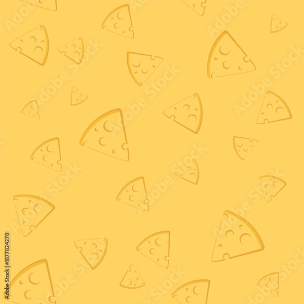 Obraz a cheese pattern seamless back with slices