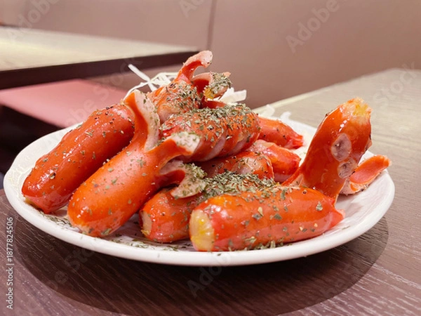 Obraz 赤ウインナー タコウインナー