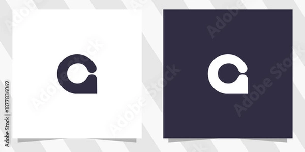 Obraz letter c logo design vector