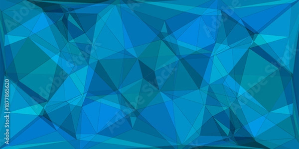 Obraz Abstract background polygon pattern low poly triangle shape