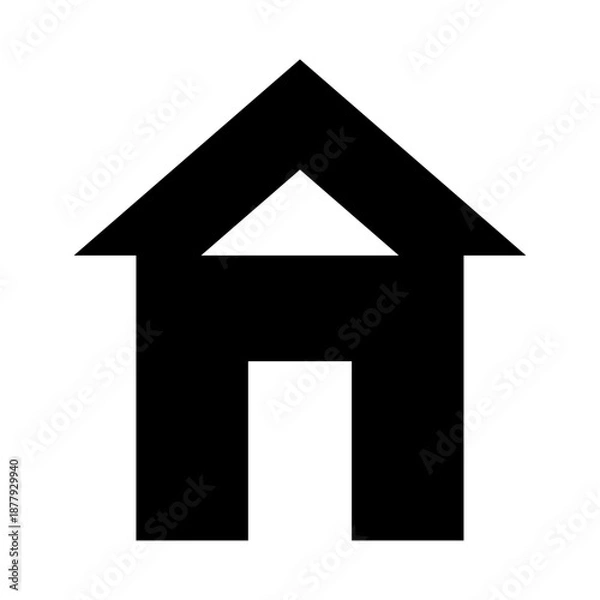 Obraz Home icon vector, ventilation, with for application or website design