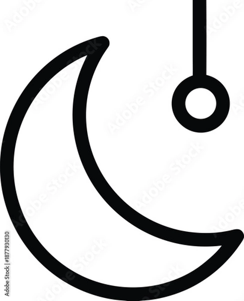 Obraz Minimalist vector file icon