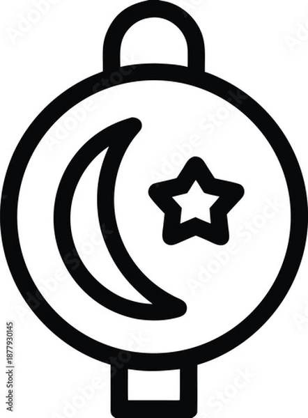 Obraz Minimalist vector file icon