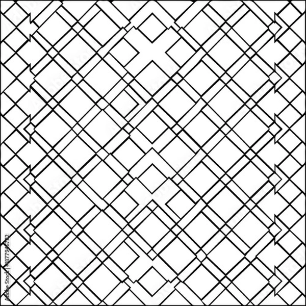 Obraz Minimal monochrome modern repeat background design