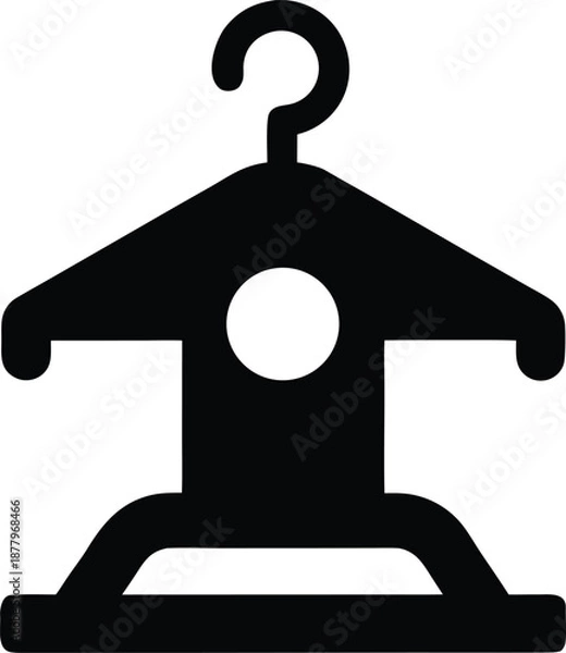 Obraz Brand monogram silhouette vector on transparent background