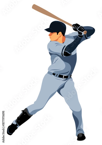 Obraz 野球選手「バッター」