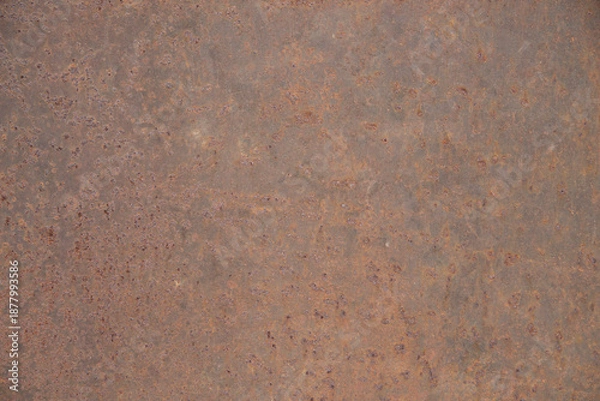 Obraz Rusty metal sheet. Metal background, metal texture, rust.