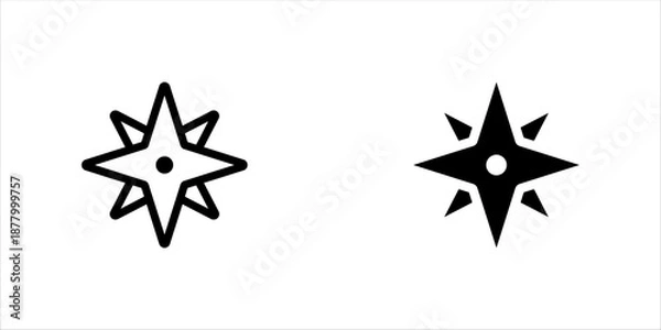 Fototapeta DNA flat vector icon set. Simple solid symbol isolated on white background.