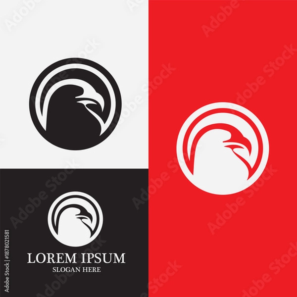 Fototapeta Falcon Logo Template vector