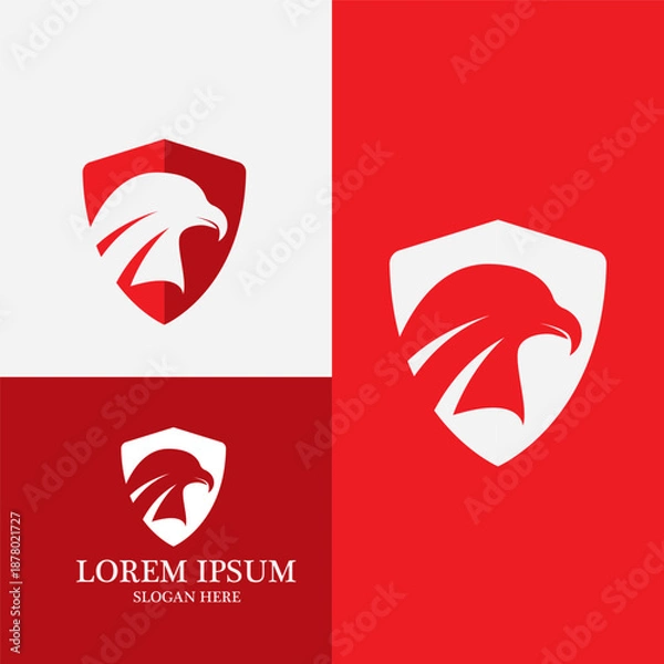 Fototapeta Falcon Logo Template vector