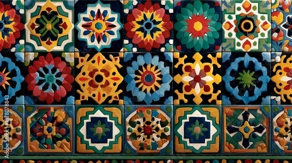 Fototapeta Abstract Art Mosaic Design