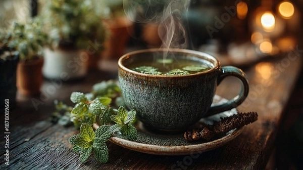 Fototapeta Relaxing Tea Time Concept