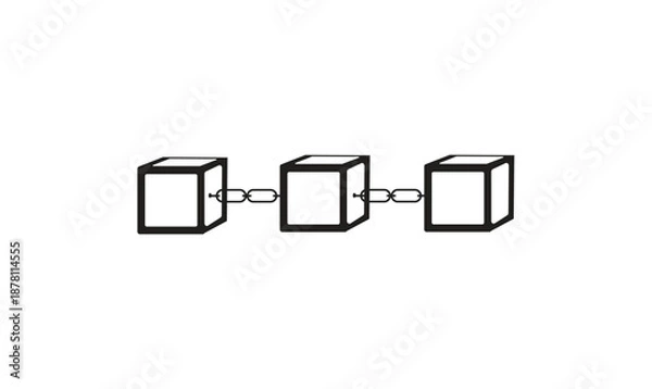 Obraz Blockchain icon