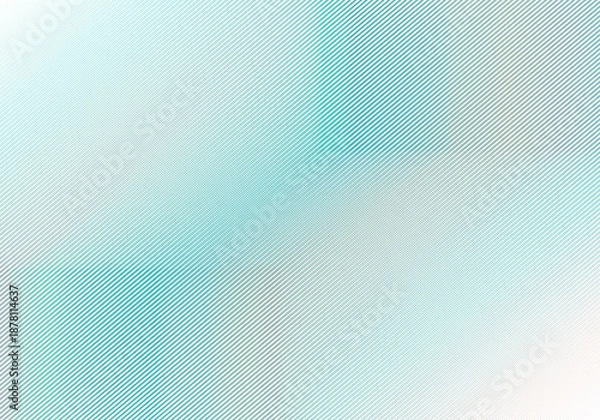 Obraz 5K Mint Light Blue Minimalist Diagonal Texture - Clean Subtle Linear Background