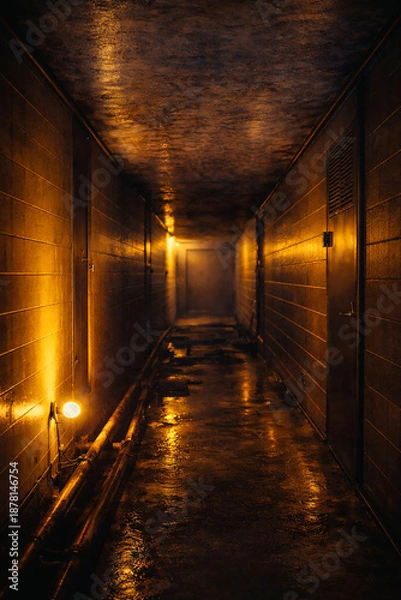 Obraz sunset in the city