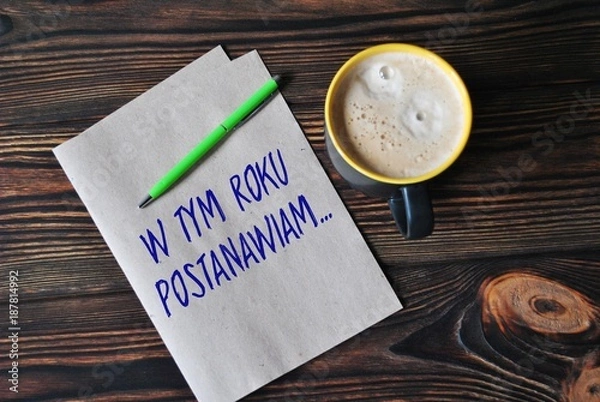 Obraz W tym roku postanawiam...