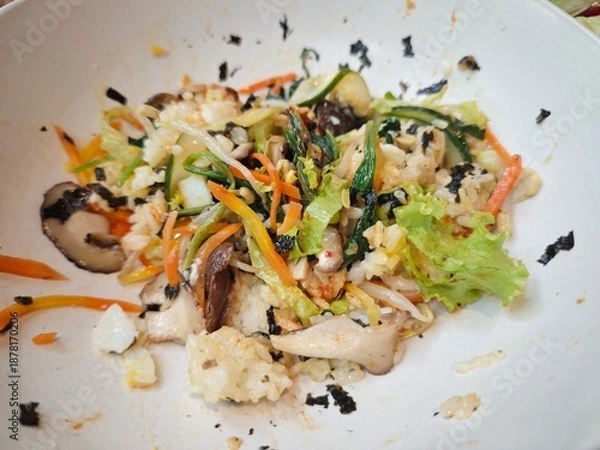 Obraz rice with vegetables