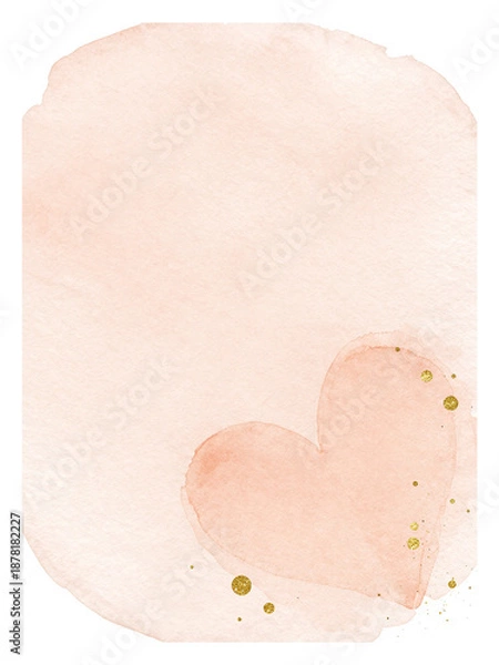 Obraz Romantic card background