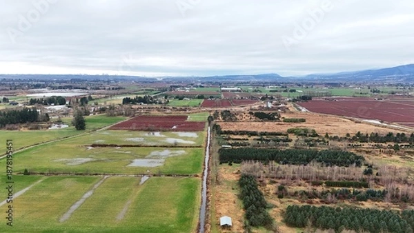 Fototapeta British Columbia Fields