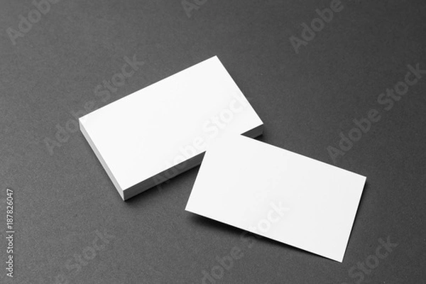 Fototapeta Wizytówka na czarnym tle