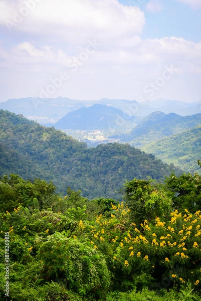 Fototapeta view from the mountain