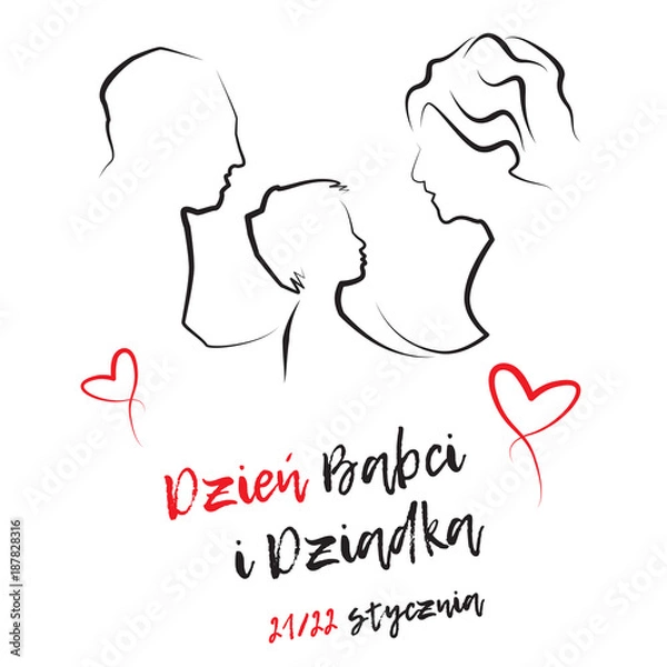 Obraz 21 / 22 stycznia Dzień Babci / Dzień Dziadka