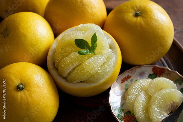 Obraz 剥いた文旦1