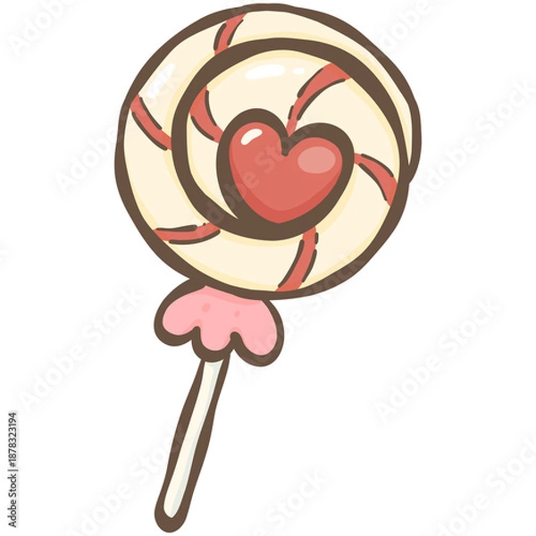 Obraz heart lollipop