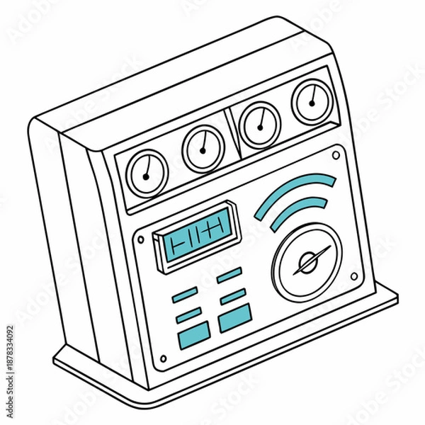 Obraz Electronic control panel
