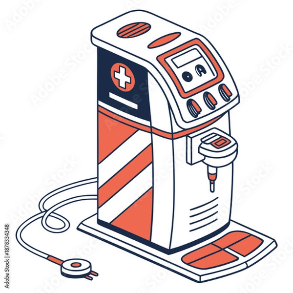 Obraz Emergency medical machine